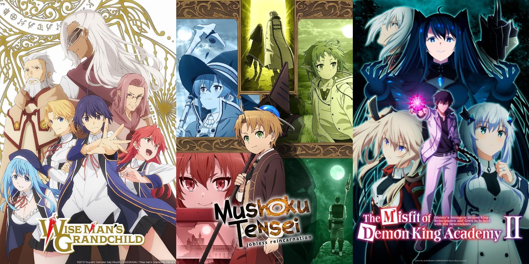 10 ANIMES PARECIDOS COM MUSHOKU TENSEI - Que Você Precisa Assistir ! 